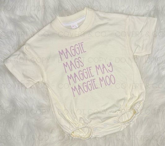 NICKNAME - MAGGIE FONT