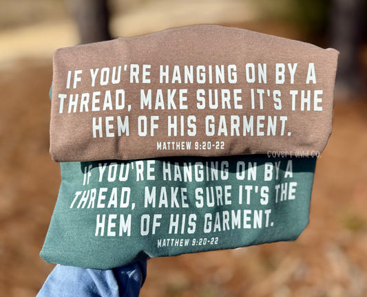 HEM OF HIS GARMENT