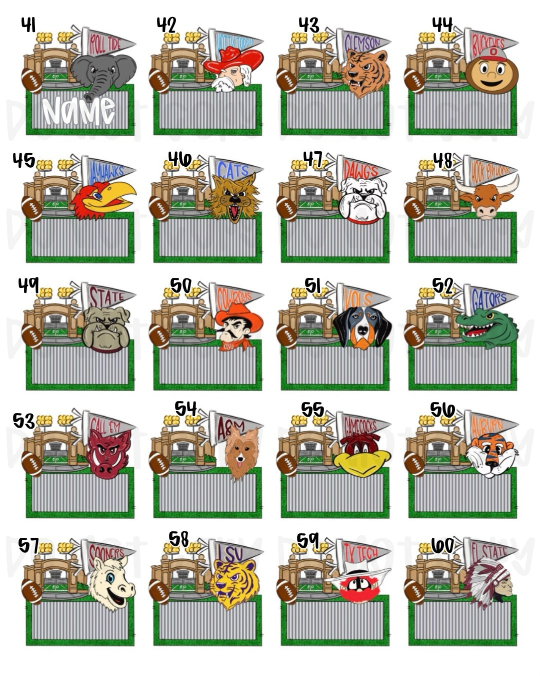 MASCOTS