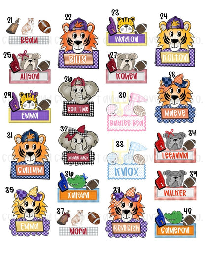 PERSONALIZED MASCOTS