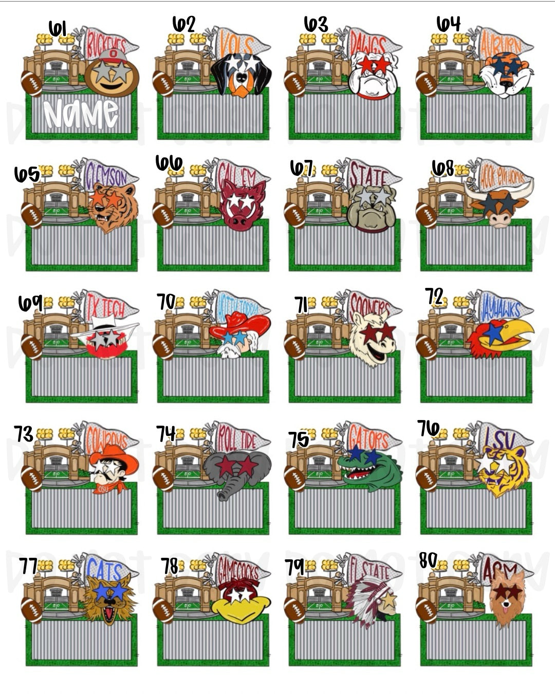 MASCOTS