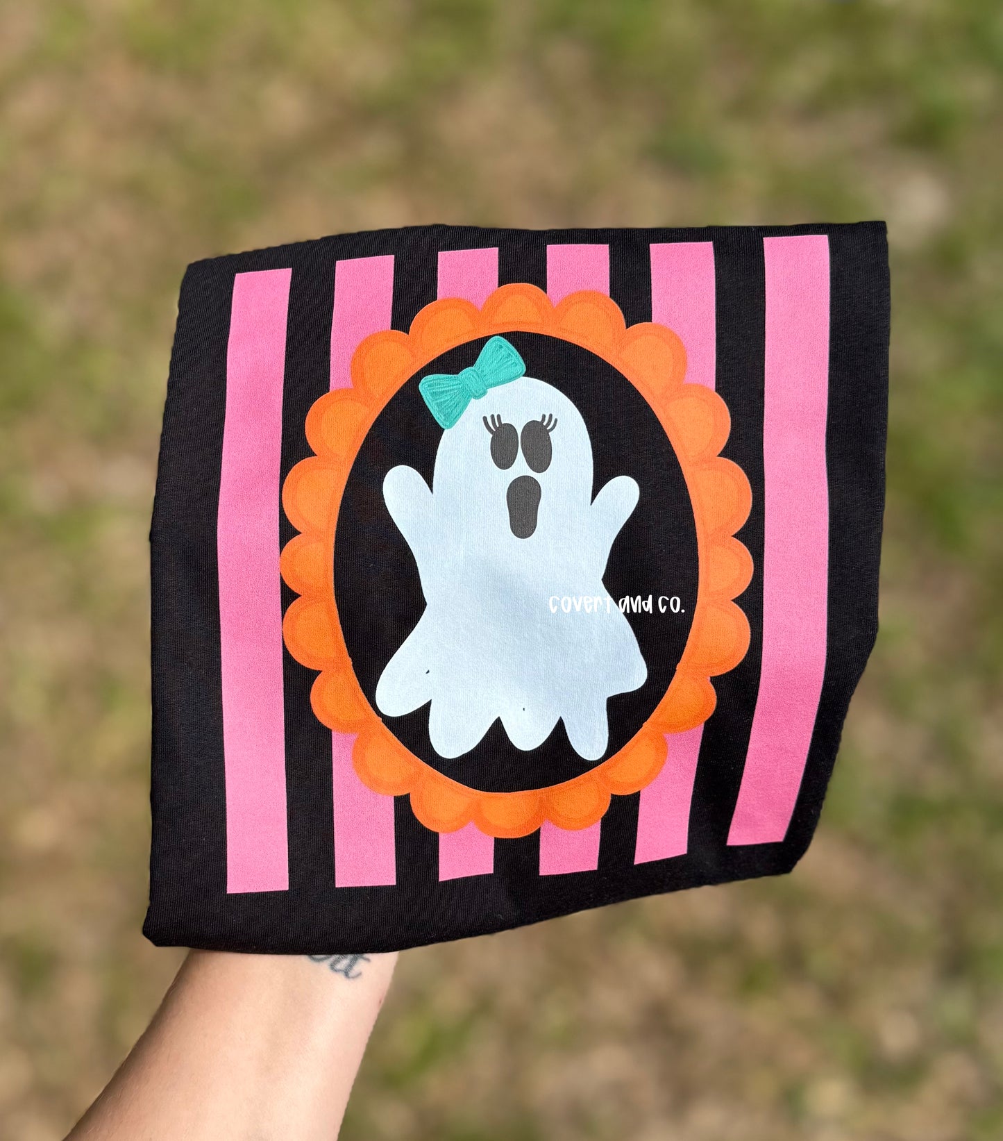 PINK STRIPE GHOST