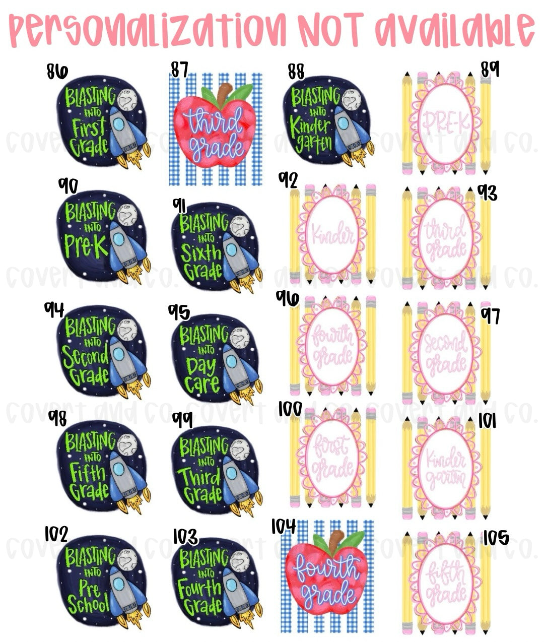 TODDLER INVENTORY SALE