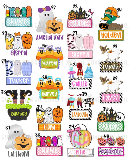 PERSONALIZED HALLOWEEN