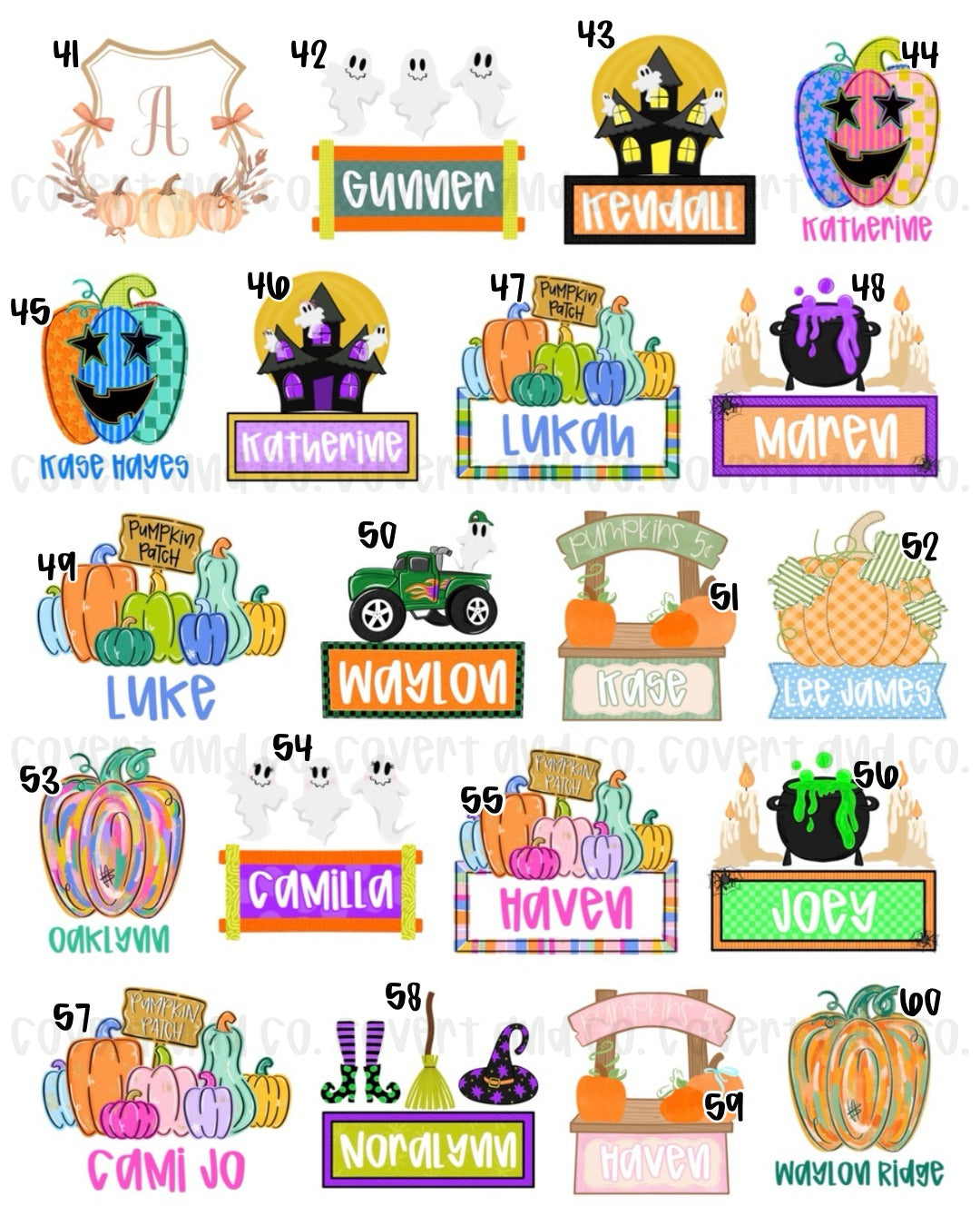 PERSONALIZED HALLOWEEN