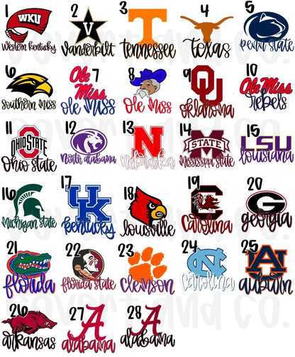 CURSIVE MASCOTS
