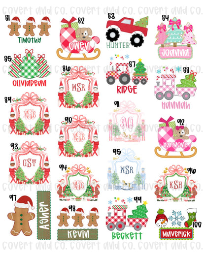PERSONALIZED CHRISTMAS