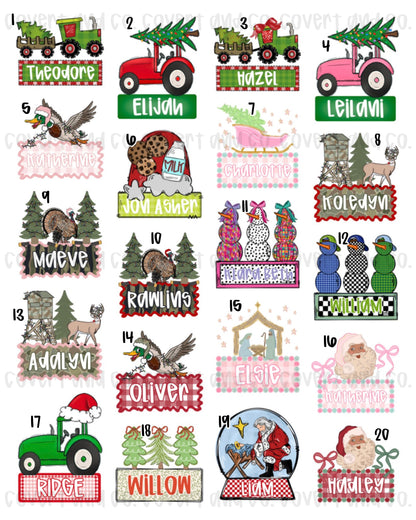 PERSONALIZED CHRISTMAS