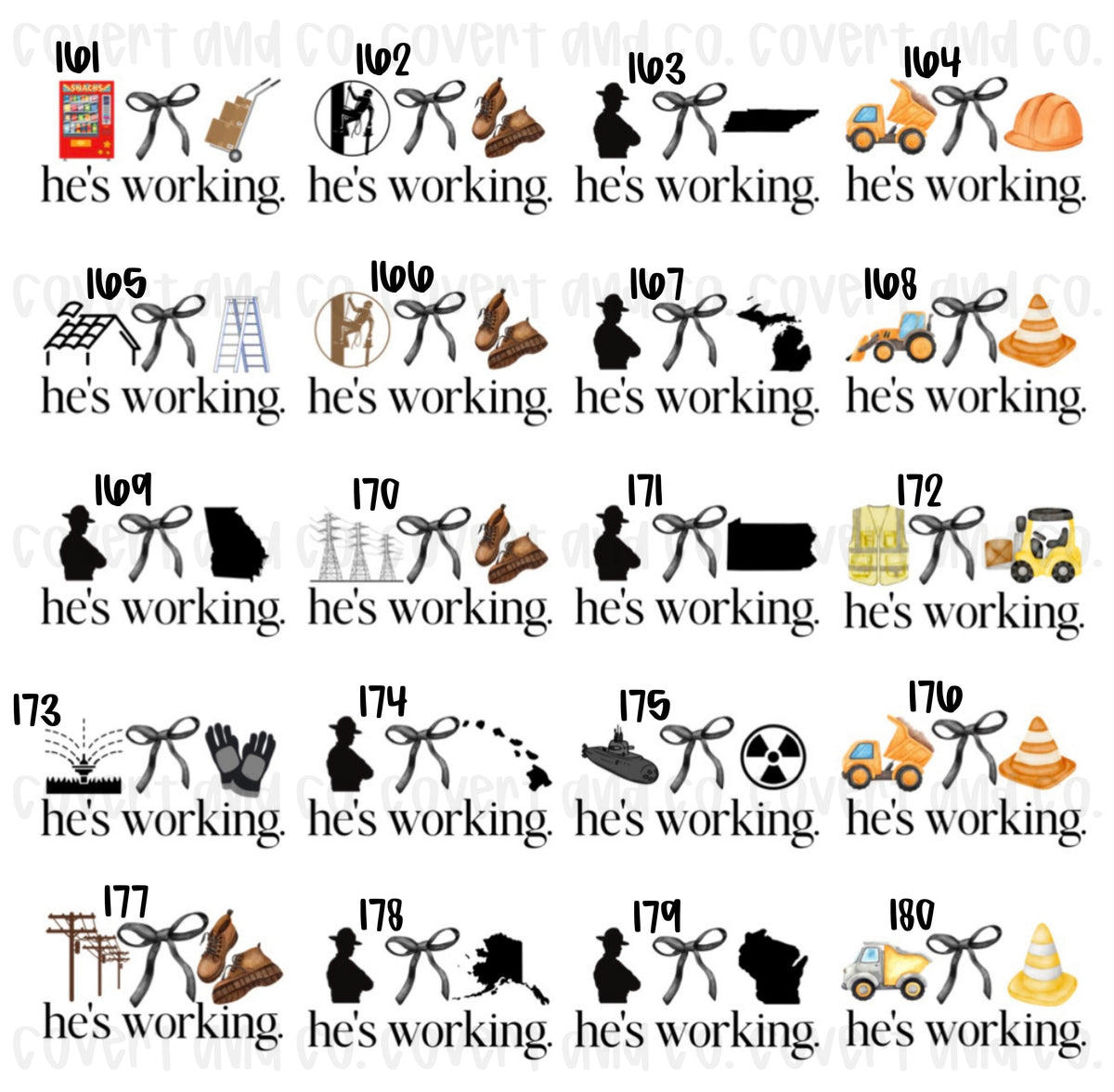 HE’S WORKING