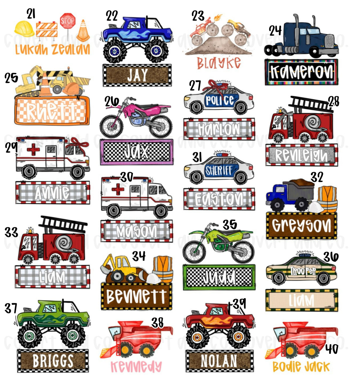 PERSONALIZED VEHICLES